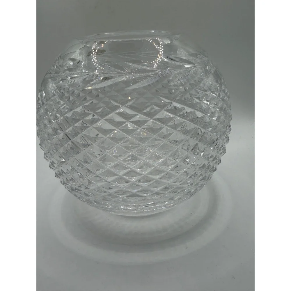 Waterford‎ Crystal Glandore 6 inch Rose Bowl Vintage Made in Ireland 214-518
